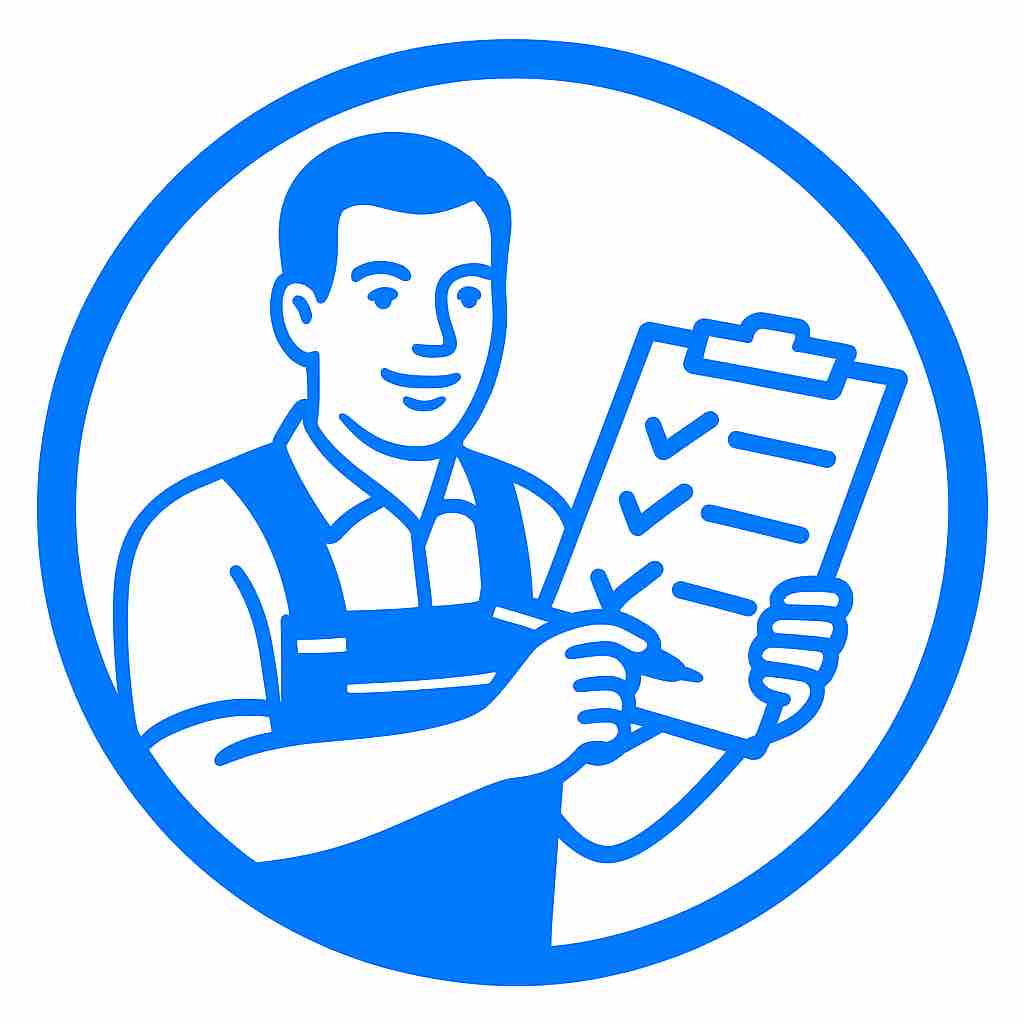 personnel check list 100% meca